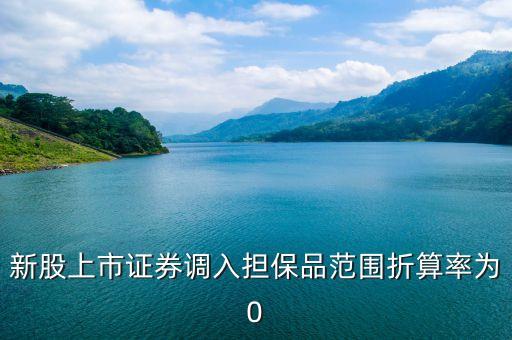 擔(dān)保品折算率是什么意思，擔(dān)保品折算率