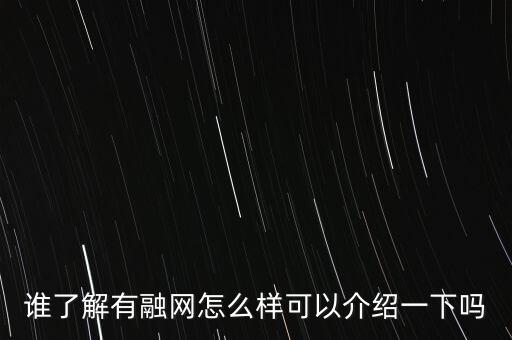 有融網是干什么的，有融網是理財公司嗎