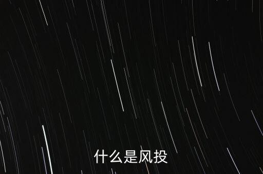 什么是風(fēng)投