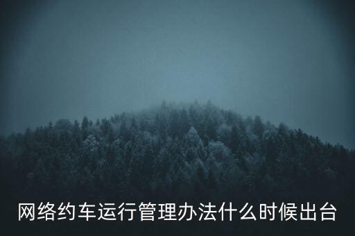 出租車改革什么時(shí)候公布，國家對出租車有什么政策改革方案