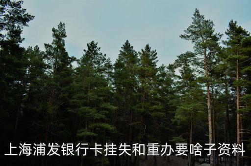 浦發(fā)銀行卡掛失需要什么，上海浦發(fā)銀行卡掛失步驟