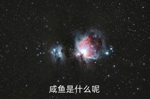 咸魚是什么呢