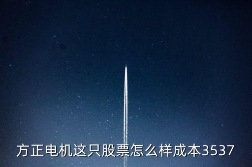 方正電機(jī)這只股票怎么樣成本3537