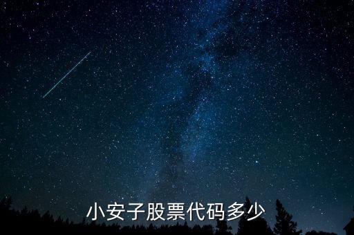 小安子是什么股票，小安子股票代碼多少
