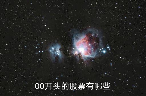 00打頭的是什么股票，00開頭的是什么股票