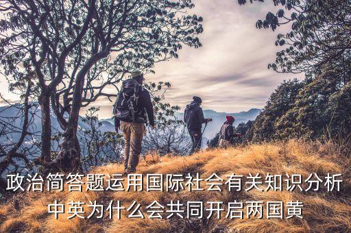政治簡(jiǎn)答題運(yùn)用國(guó)際社會(huì)有關(guān)知識(shí)分析中英為什么會(huì)共同開(kāi)啟兩國(guó)黃