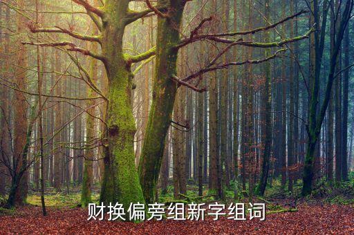 財能換什么，財 字可以換什么偏旁