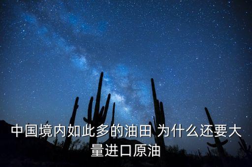 中國為什么要大量進(jìn)口石油，中國石油進(jìn)口比例增加的原因