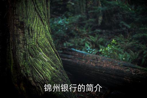 錦州銀行的簡介