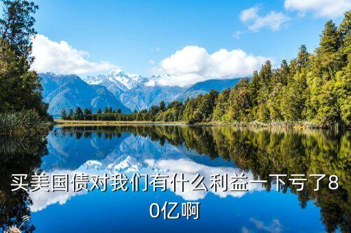 買(mǎi)美國(guó)國(guó)債有什么收益，買(mǎi)美國(guó)債對(duì)我們有什么利益一下虧了80億啊