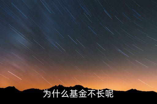 163823基金為什么不漲，為什么基金不長(zhǎng)呢
