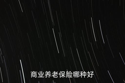 商業(yè)養(yǎng)老保險(xiǎn)哪種好