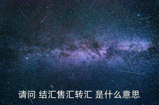 結(jié)匯和購(gòu)匯是什么意思，結(jié)匯或購(gòu)匯業(yè)務(wù)是指什么意思呢