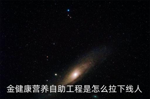金健康是通過什么方式賺錢，金健康營養(yǎng)自助工程是怎么拉下線人