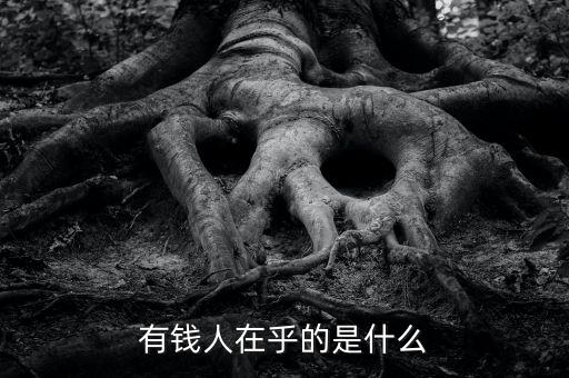 有錢人關(guān)注什么，30歲到50歲的有錢人一般關(guān)注哪類APP呀