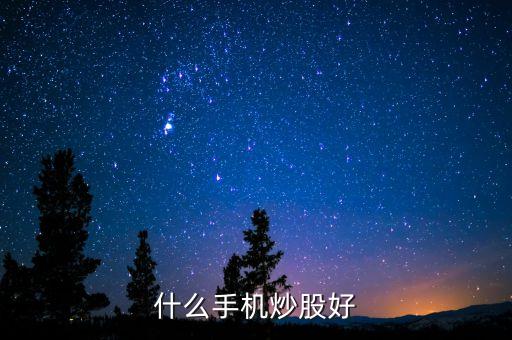 什么手機炒股好