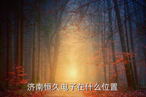 濟(jì)南恒久電子在什么位置