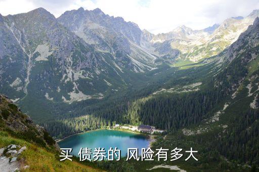 買(mǎi) 債券的 風(fēng)險(xiǎn)有多大