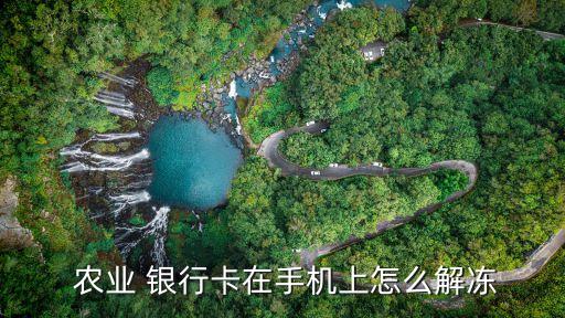  農(nóng)業(yè) 銀行卡在手機(jī)上怎么解凍