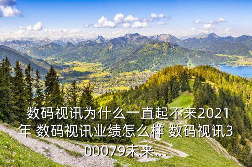  數(shù)碼視訊為什么一直起不來2021年 數(shù)碼視訊業(yè)績?cè)趺礃?數(shù)碼視訊300079未來...