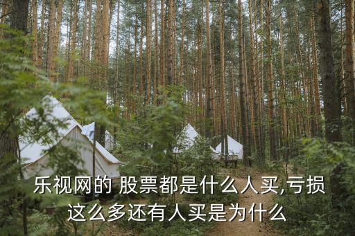  樂視網的 股票都是什么人買,虧損這么多還有人買是為什么