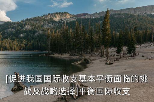 [促進我國國際收支基本平衡面臨的挑戰(zhàn)及戰(zhàn)略選擇]平衡國際收支