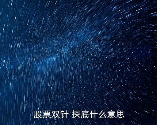 二次探底創(chuàng)新低的股票